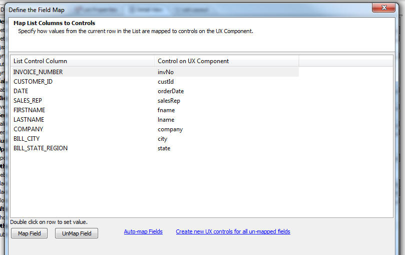 Fieldmapdialog